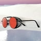 thumbnail image 4 of Gafas de sol Steampunk Yinane Lente roja Protección 400 Retro, 4 of 8