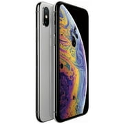Pre-Owned Apple iPhone XS 256GB Fully Unlocked - Silver + Liquid Nano Screen Protector (Refurbished: Good)