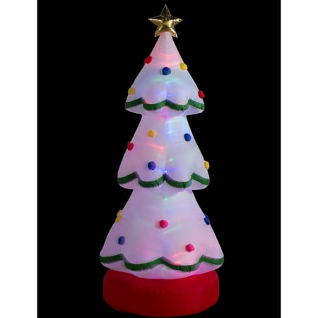 inflatable rotating led christmas tree walmart com inflatable rotating led christmas tree walmart com