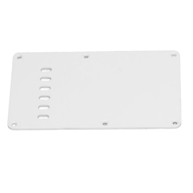 Placa De Cubierta Trasera De Guitarra Eléctrica, Gran Protección A Prueba De Desgaste PVC 2 Uds Placa Trasera De Golpeador De Guitarra Para Reemplazo ANGGREK Blanco