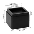 thumbnail image 2 of Utopia Bedding Bed Risers 3 Inch - Pack Of 8 - Adjustable Furniture Risers 3 & 6 Inch - Anti Slip Foam & Rubber Pad - Stackable Bed Lifts Risers Heavy Duty For Sofa Bed Table Couch & Chair (Black), 2 of 4