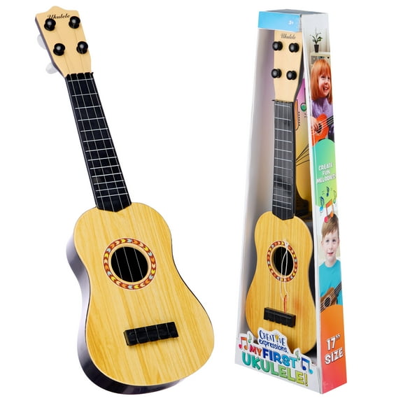 Expressions "My First Ukulele" - 17'' Kids Beginner Ukulele Musical Instrument Toy for Kids | Kid Activity Ukulele Toy, Children Learning Ukulele
