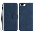 thumbnail image 2 of Wallet Case for iPhone 7 Plus/8 Plus, with Card Slots [RFID Blocking],Durable Flip Folio Kickstand Magnetic Closure Leather Wallet Wrist Strap Women Men Case For iPhone 7 Plus/8 Plus,Darkblue, 2 of 10