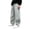 Grey, variant on XIYNBAOK Boys Baggy Sweatpants Wide Leg Baggy Pants Open Bottom Athletic Trackpants Kids Girls Elastic Waist Plain Sportswear Casual Preppy Clothes