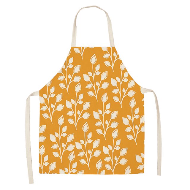 Lindo patrón de planta de dibujos animados delantal de cocina delantal impermeable herramienta de cocina (WQ0016-3)