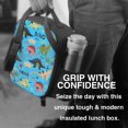 thumbnail image 6 of Bingfone Cute Dinosaurs Reusable Insulated Lunch Bag Cooler For Work School Picnic Or Travel, 6 of 7