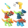 thumbnail image 3 of Take Apart Dinosaur Toy Building Toy Set for 5-7 Years Old Kids, 3 of 9