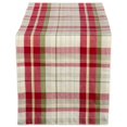 thumbnail image 1 of Camino de Mesa DII Orchard a Cuadros 36x183 cm Taupe Rojo, 1 of 7