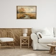 thumbnail image 3 of Stupell Industries Autumn Stream Landscape Landscape & Nature Painting Brown Floater Framed Canvas Art Print Wall Art, 31 x 21, 3 of 10