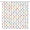 Colorful, variant on Polka Dot Shower Curtain Black White Retro Spot Vintage Fabric Decorative Bathroom Curtains with Hooks,70" Wx70 H
