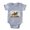 Heather Grey, variant on CafePress - FIN Great Dane Portrait - Cute Infant Baby Football Bodysuit