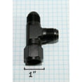 thumbnail image 5 of BLACK Flare T Fitting Adapter 3-Way AN8 8-AN Female to 2X AN8 8-AN Male BLACK Flare T Fitting Adapter 3-Way AN8 8-AN Female to 2X AN8 8-AN Male, 5 of 7