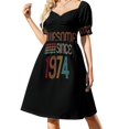 thumbnail image 4 of Música: Kvelertak #1 Vestido de manga corta elegante y chic para mujer, promoción de vestidos de verano para mujer, mono de verano para mujer, vestido de verano para mujer, 4 of 8