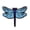 Blue, variant on Dragonfly Enamel Pin | Clayton Jewelry Labs