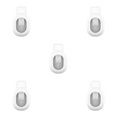 thumbnail image 3 of Redempat RDP Steel Clip Holder Buckle Clamps for Sensor Dynamics Pod Running White 39.6 x 23.5mm 5Set, 3 of 6