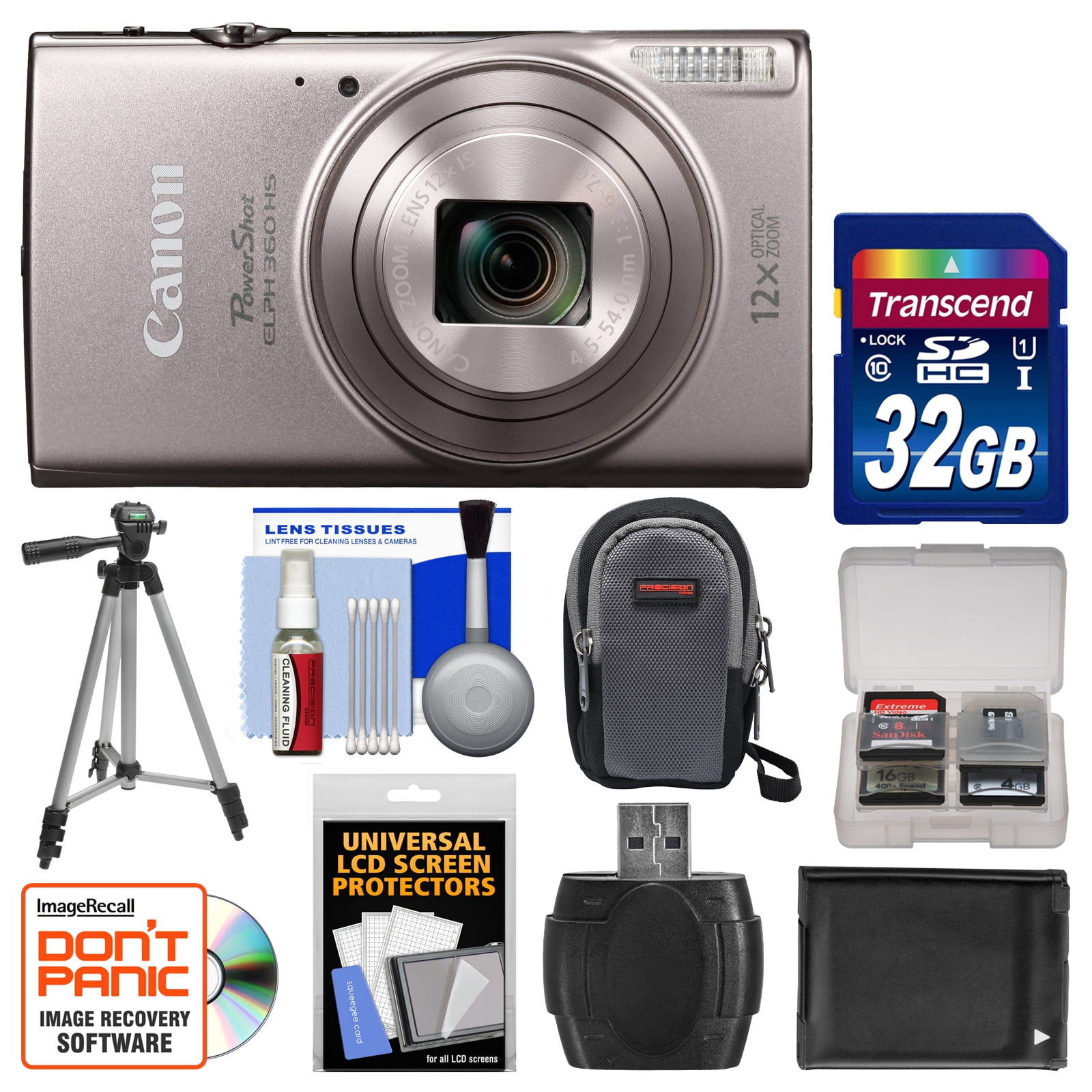 Canon Shot Elph 360 Hs Wi Fi Digital Camera Silver Canon Shot Elph 360 Hs Wi Fi Digital Camera Silver