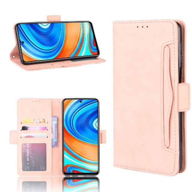 Funda Cartera Magnética para Xiaomi Redmi Note 9 PRO- Tarjetero Desmontable, Cuero PU, Soporte