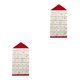thumbnail image 4 of Inteprter Calendario de Adviento navideño multifuncional, regalos para todas las edades, tela resistente y duradera, fácil de usar, color rojo rojo 2Conjunto, 4 of 6
