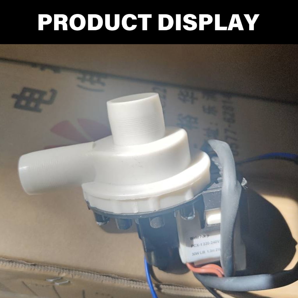 Yammee Drainage Pump Drum Washing Machine Drainage Pump Motor 30W Drain Motor Drain Pump Part Accessories Replacement