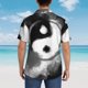 thumbnail image 4 of Fotbe Yin And Yang Camisa Hawaiana para Hombre Unisex – Camisa Casual de Verano con Botones de Manga Corta de Algodón y Lino,XX-Large, 4 of 7