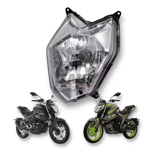 Faro Principal Italika 250z Verde Grafito / Negra Mate 19-23