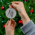 thumbnail image 3 of Effete Feline Claw Marks Scratch Ceramic Ornament, 4 Shapes, 3 of 3