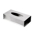 thumbnail image 1 of Dispensadores de Cajas de Pañuelos Bolsa de Papel de Pañuelos Toallero de Madera Hogar Sala de Estar Dormitorio 22 x 10.7 x 5.4 cm Macarena Caja de pañuelos de acero inoxidable, 1 of 7