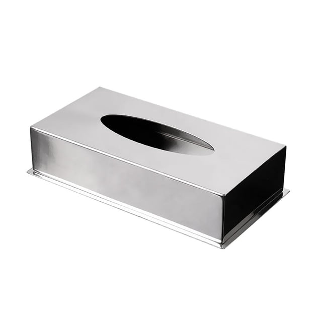 Dispensadores de Cajas de Pañuelos Bolsa de Papel de Pañuelos Toallero de Madera Hogar Sala de Estar Dormitorio 22 x 10.7 x 5.4 cm Macarena Caja de pañuelos de acero inoxidable