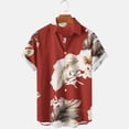 thumbnail image 4 of Miqool Men's Hawaiian Shirts Summer Short Sleeve Floral Shirts Regular Fit Casual Button Down Shirts Tropical Holiday Beach Shirts on Sale Clearance, 4 of 5