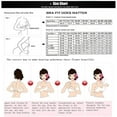 thumbnail image 5 of Backless Invisible Bra U-shaped Large Lace Wedding Bra Low Back Underwear Gathering Sexy Fitted Bra, 5 of 5