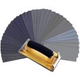 thumbnail image 1 of Juego de papel de lija de 36 piezas con lijadora de mano húmeda / seca para pulido de metal / madera / automóvil, 1 of 5