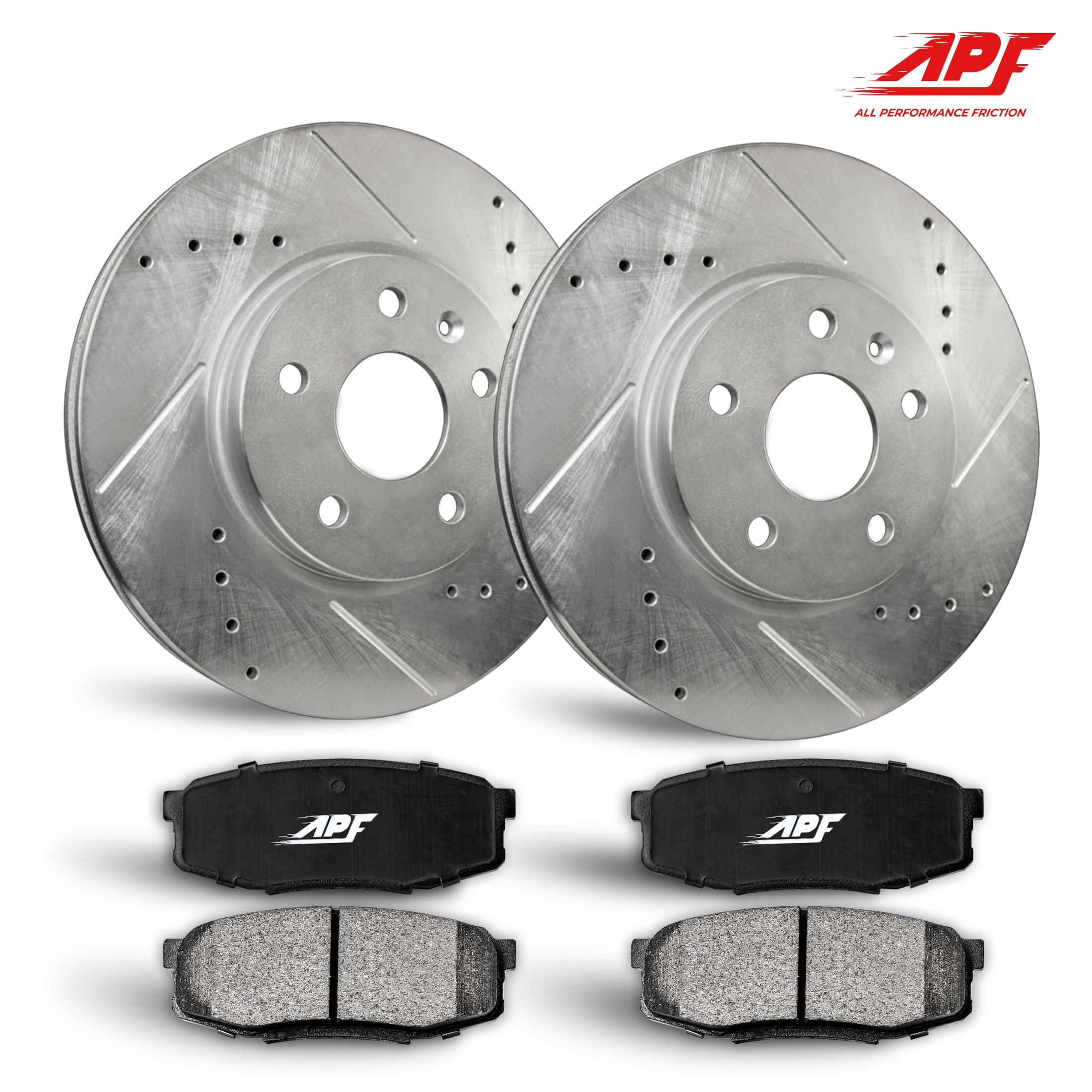 Rear Drill/Slot Zinc Brake Rotors For Ford Explorer 20112019