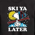 thumbnail image 3 of Peanuts - Snoopy Ski Ya Later - Toddler And Youth Crewneck Fleece Sweatshirt, 3 of 6