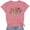 Pink, variant on Fashion Floral Print T Shirts for Teacher 2026 Summer Breathable Round Neck Tops Short Sleeve Classic Fit Soft Comfortable Tee Shirts Gift for Teacher Dark Blue L