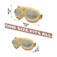 thumbnail image 5 of CRG Sports Vintage Bike Aviator Pilot Motorcycle Cruiser Scooter Goggles, 5 of 7