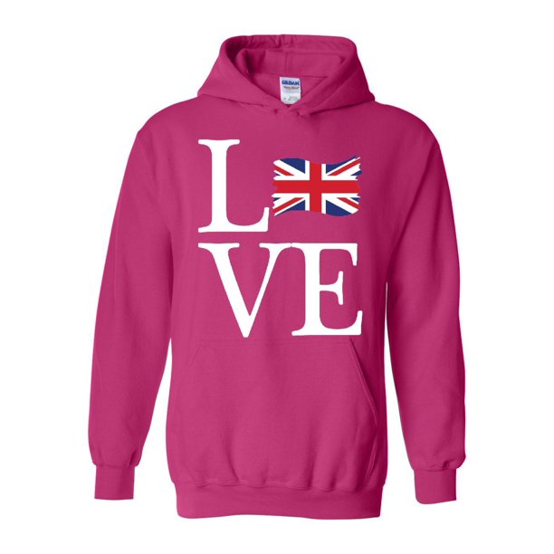 Normal is Boring Unisex British Flag Hoodie Sweatshirt