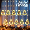 thumbnail image 5 of Qoosea Christmas Lights, 9.8 ft Christmas Decorations Indoor Outdoor Lights, 10 Tree LED String Light with Xmas Ornaments for Party Decor USB, 5 of 9