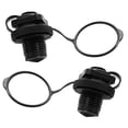 thumbnail image 3 of QualitChoice 1Pair Screw Air Valve Caps for Kayak Black Inflatable Boat Raft Pool Canoe, 3 of 6