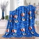 thumbnail image 2 of Elegant Comfort - Manta de Forro Polar de Terciopelo de Lujo súper Suave con Estampados navideños, decoración del hogar, Manta cálida y acogedora para Ropa de Cama de Invierno, sofá y Regalo, 50 x 60, 2 of 9