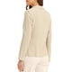 thumbnail image 3 of Blazer de lino INSPIRE CHIC para mujer, chaquetas de traje de un botón con solapa en pico, XL, beige, 3 of 6