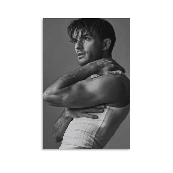 Jonathan Bailey Famous Actor Poster Canvas Poster Wall Art Picture Prints Hanging Photo Gift Decor Home Posters Artworks 24x36inch(60x90cm)