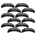 thumbnail image 1 of GAXIRE 12 Pcs Support de Barre Support de Sol Support d'Haltères Noir PP Rangement pour Équipement de Gym, 1 of 8