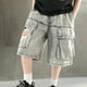 thumbnail image 4 of WILLBEST Pantalones Mujer Pantalones Cortos Cargo de Mezclilla para Niños, Cómodos Pantalones Vaqueros Elásticos para Niños Activos, Ropa Informal Duradera para Exteriores, de 4 a 14 Años 9-10 Years, 4 of 8