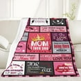 thumbnail image 4 of Gifts for Mom Throw Blanket Mom Blanket from Daughter Son, Gifts for Anniversary Mom Birthday Gifts, I Love You Mom Blanket,Soft Flannel Blanket for Mom 60"*50", Christmas, Holiday, Thanksgiving Gift, 4 of 5