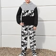 thumbnail image 2 of Tisuna Boys 2 Pieces Tracksuit Outfit Set Child Color Block Long Sleeve Hoodie And Jogger Pants Set Comfortable Casual Little Boys Child School Holiday Sport Wear Grey, 2 of 5