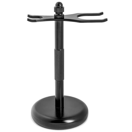 Black Razor and Brush Stand - The Best Safety Razor Stand. This Will Prolong The Life Of Your Shaving (Best Way To Shave Your Testicles)