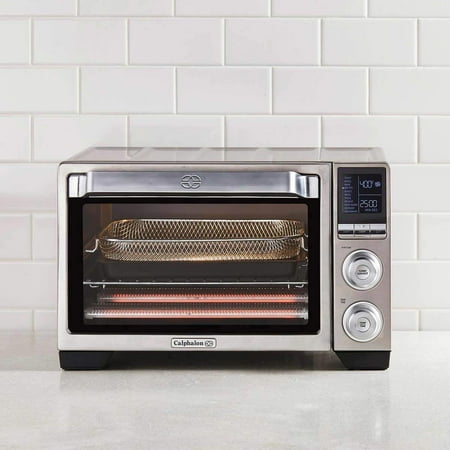 

Calphalon Quartz Heat Countertop Toaster Oven with Air Fry 0.88 Cu. Ft.