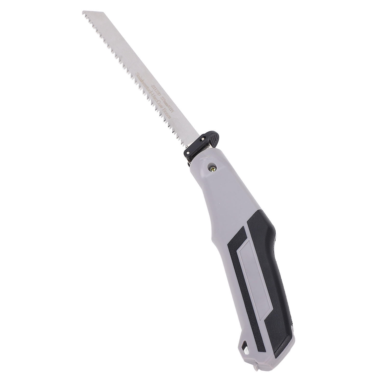 YAHHU Mini Reciprocating Saw Set – 2 Stainless Steel Fine‑Tooth Blades with Ergonomic Handle for Drywall, Plywood, Plastic & More