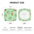 thumbnail image 5 of Susaid Spring Gnome Pattern Couch Cushion Covers, Stretch Soft Couch Covers for Sofa, Washable Non-Slip Sofa Slipcover Furniture Protector for Indoor and Outdoor-Four Pieces, 5 of 7