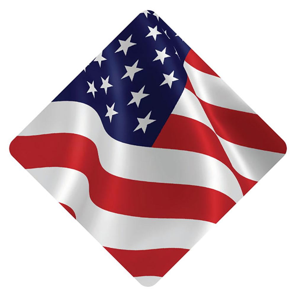 American Flag Grad Cap Tassel Topper